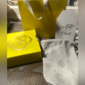 Kendra Scott Yellow Gift Set with Silver Accents